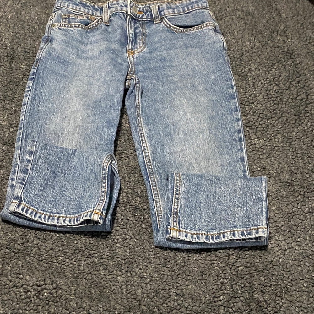💰Unisex Cat & Jack Light Blue Slim Super Stretch Denim Jeans